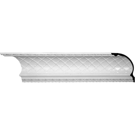 Ekena Millwork SAMPLE - 12"H x 15 3/8"P x 19 1/4"F x 12"L Brightton Crown Moulding SAMPLE-MLD12X15X19BR